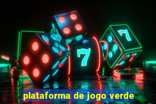 plataforma de jogo verde